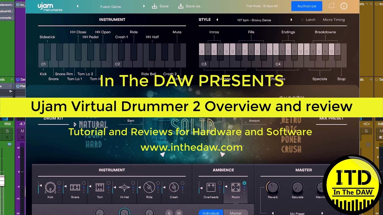 Ujam virtual Drummer 2 First Look   In The DAW