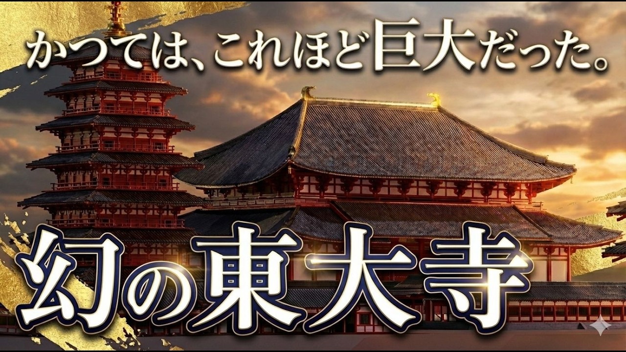 【いま以上にデカい！】CG再現で判明した奈良東大寺の知られざる真の姿