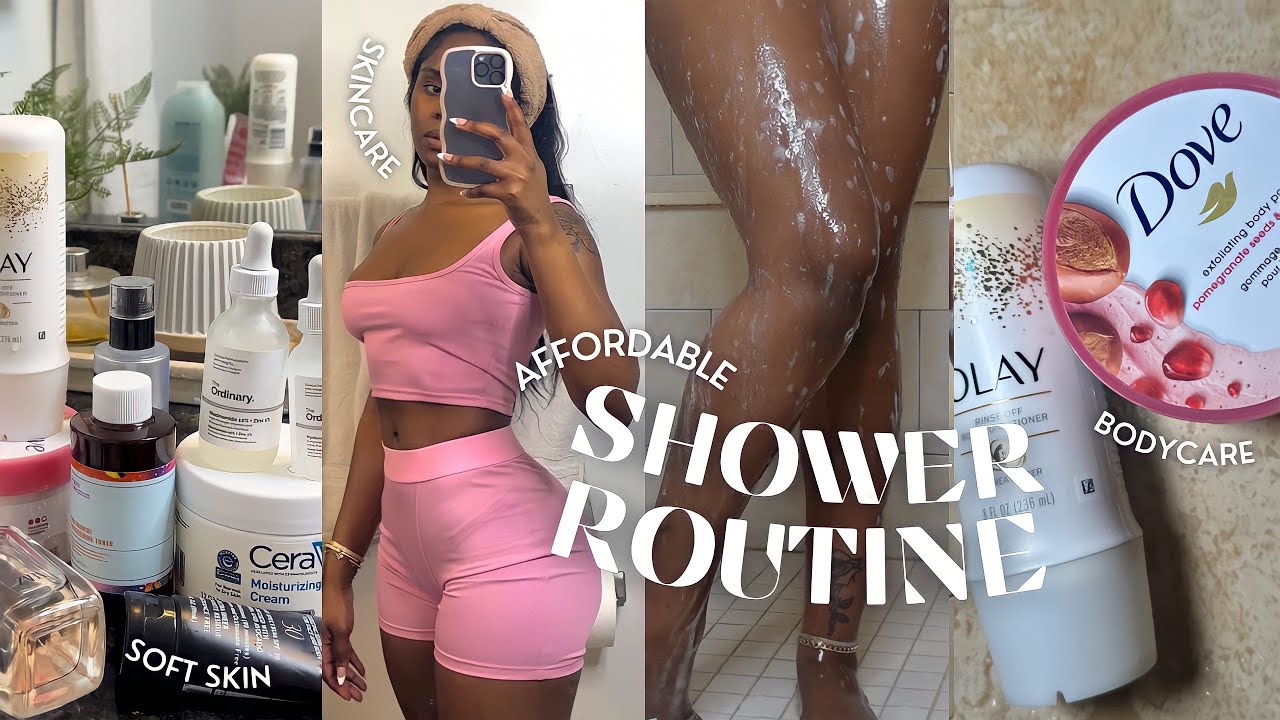 MY EVERYTHING SHOWER ROUTINE ♡ | FEMININE HYGIENE TIPS + SOFT GLOWY SKIN + SMELL AMAZING