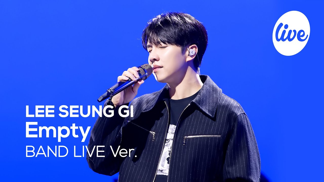 [4K] 이승기(LEE SEUNG GI) “정리(Empty)” Band LIVE 국내 발라드계 “정리”하러 온 이승기😎 [it’s KPOP LIVE 잇츠라이브]