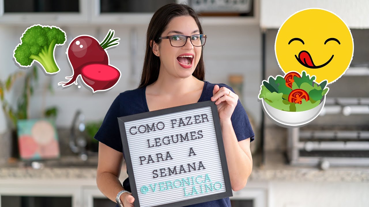 COMO FAZER LEGUMES PARA A SEMANA | ABOBRINHA, BETERRABA, BRÓCOLIS E VAGEM | Verônica Laino