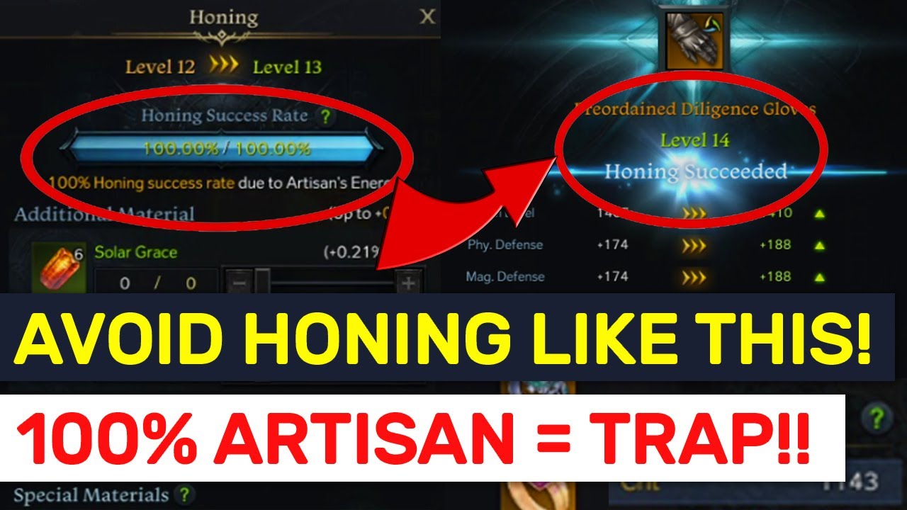 Tips To AVOID 100% Artisan Energy Pity! Extreme Lucky & Unlucky Honing Periods! | Lost Ark