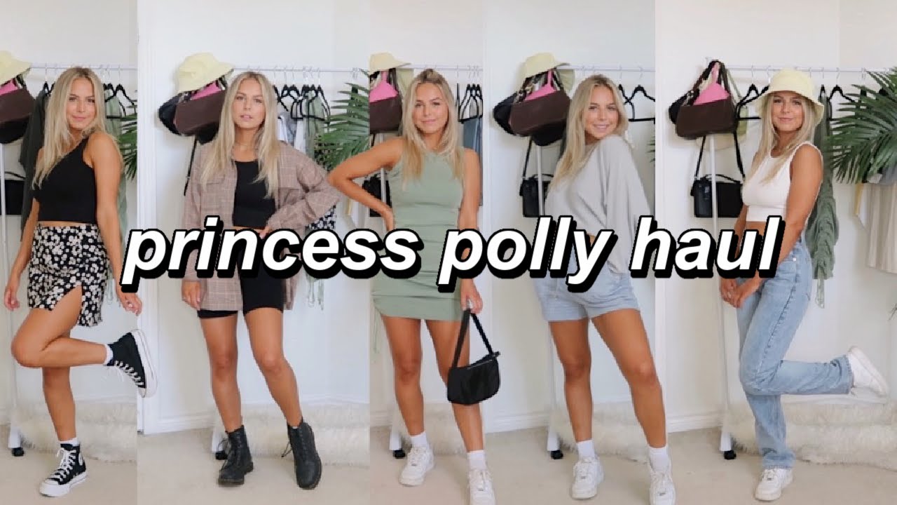 PRINCESS POLLY SUMMER HAUL | dresses, skirts, denim, crop tops, lounge