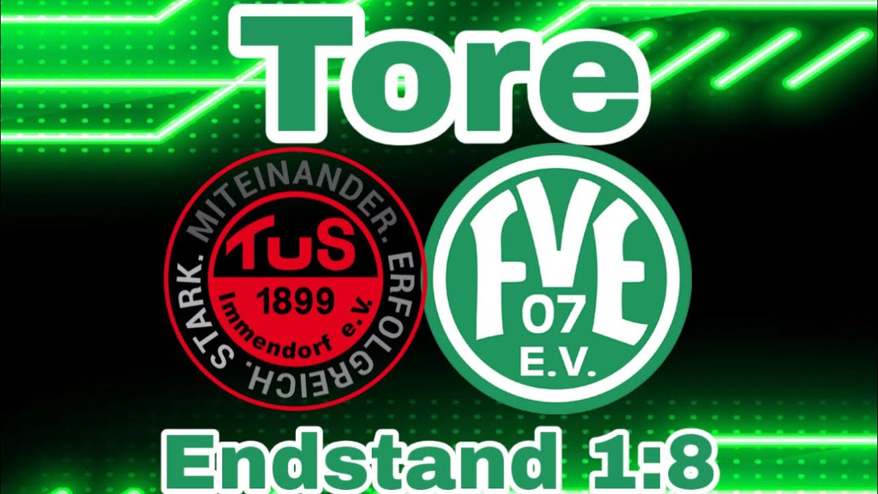 Tore im Testspiel gegen TuS Immendorf 🟢⚪️