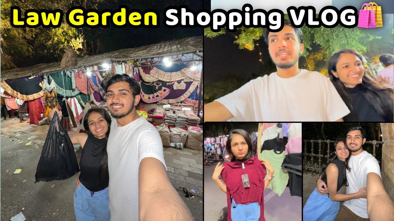 Law Garden Ahmedabad Shopping Vlog😍તમે આ ભૂલ ના કરતા ખાવામાં | Jaydeep Devangi Vlogs |Couple Vlog