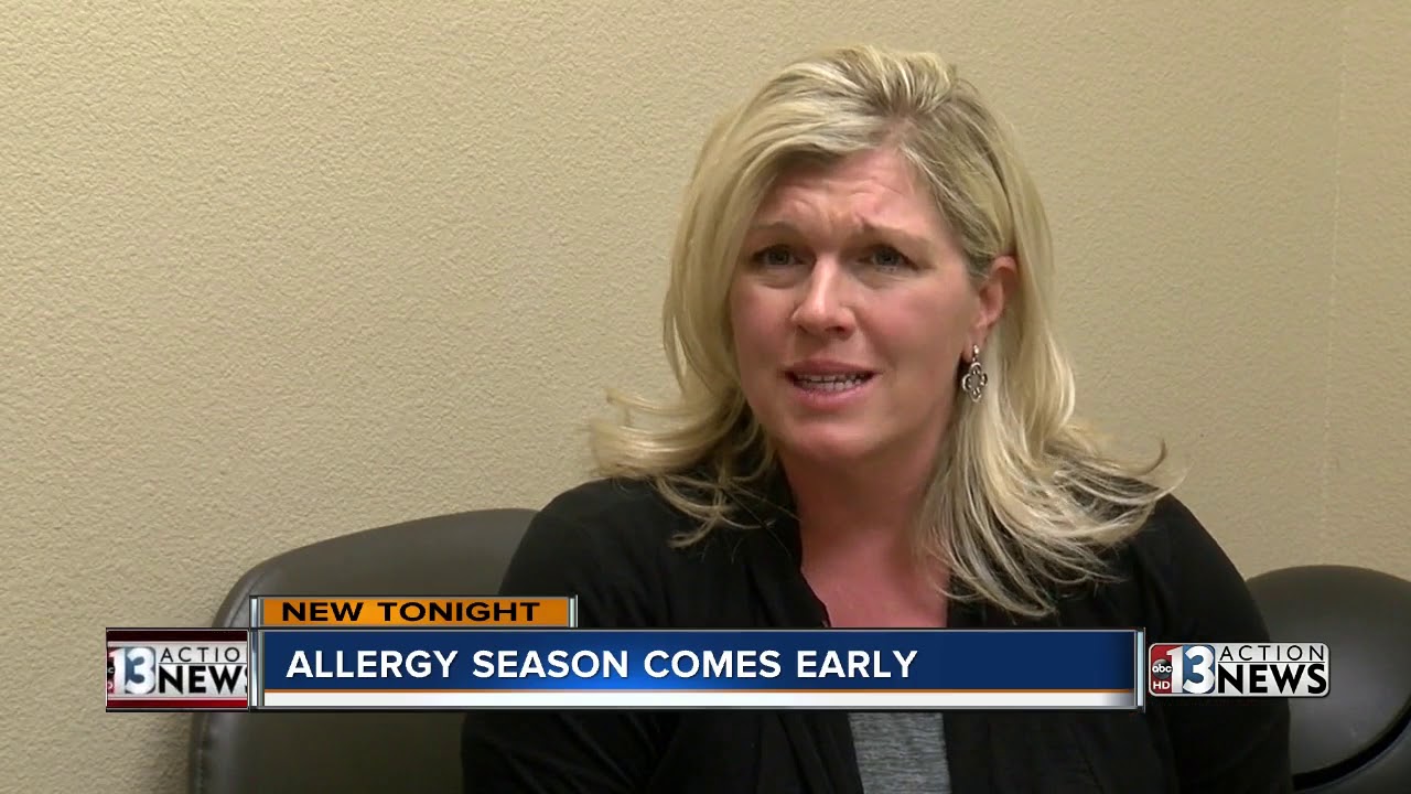 Early Las Vegas allergy season overlaps already rough flu season