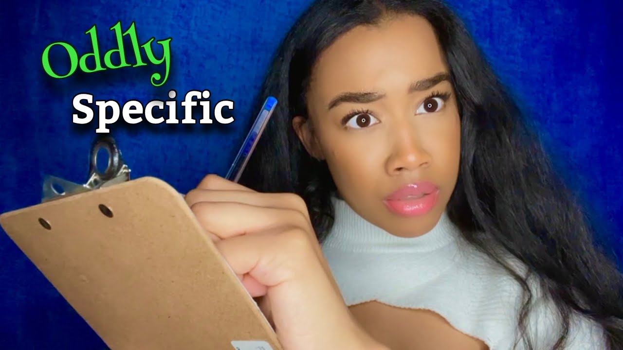 ASMR Asking You Oddly Specific Personal Questions ✍🏽📝 Writing Sounds ASMR