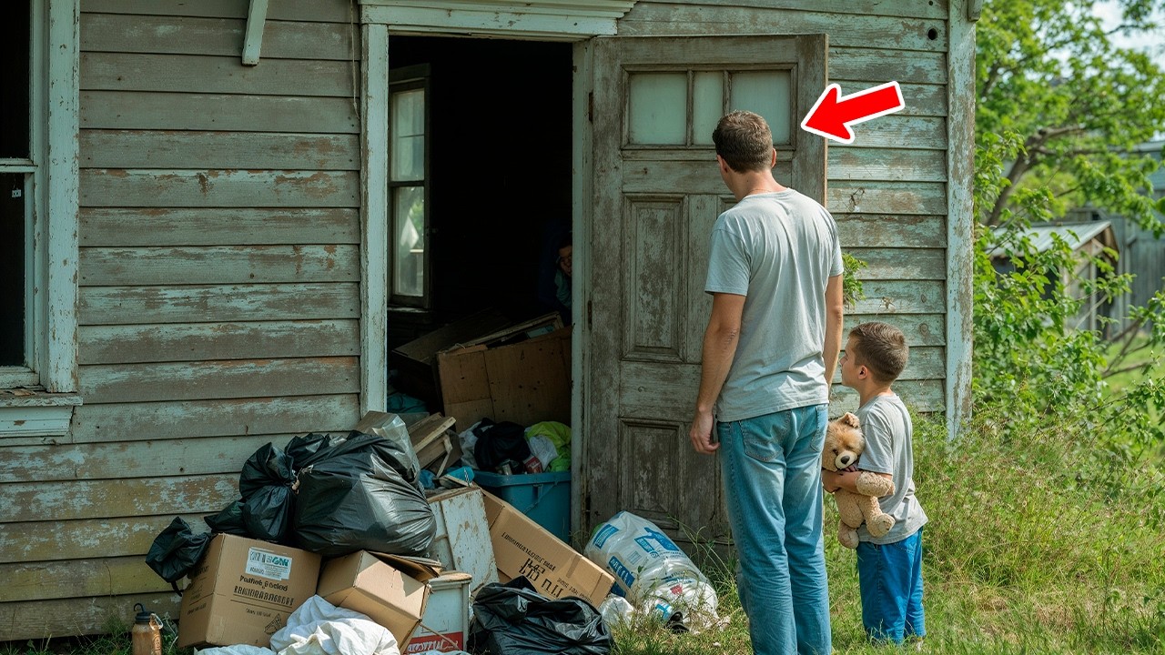 Un Padre Soltero Pobre Compró Una Casa Vieja, Pero Lo Que Su Hijo Halló Dentro Lo Sorprendió