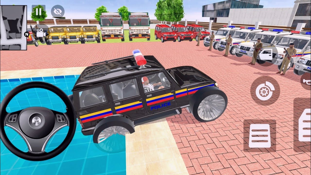Modified Police SUV Car 🚨 Gangster Life in Indian Streets | Open WorldGame game for android ❤️