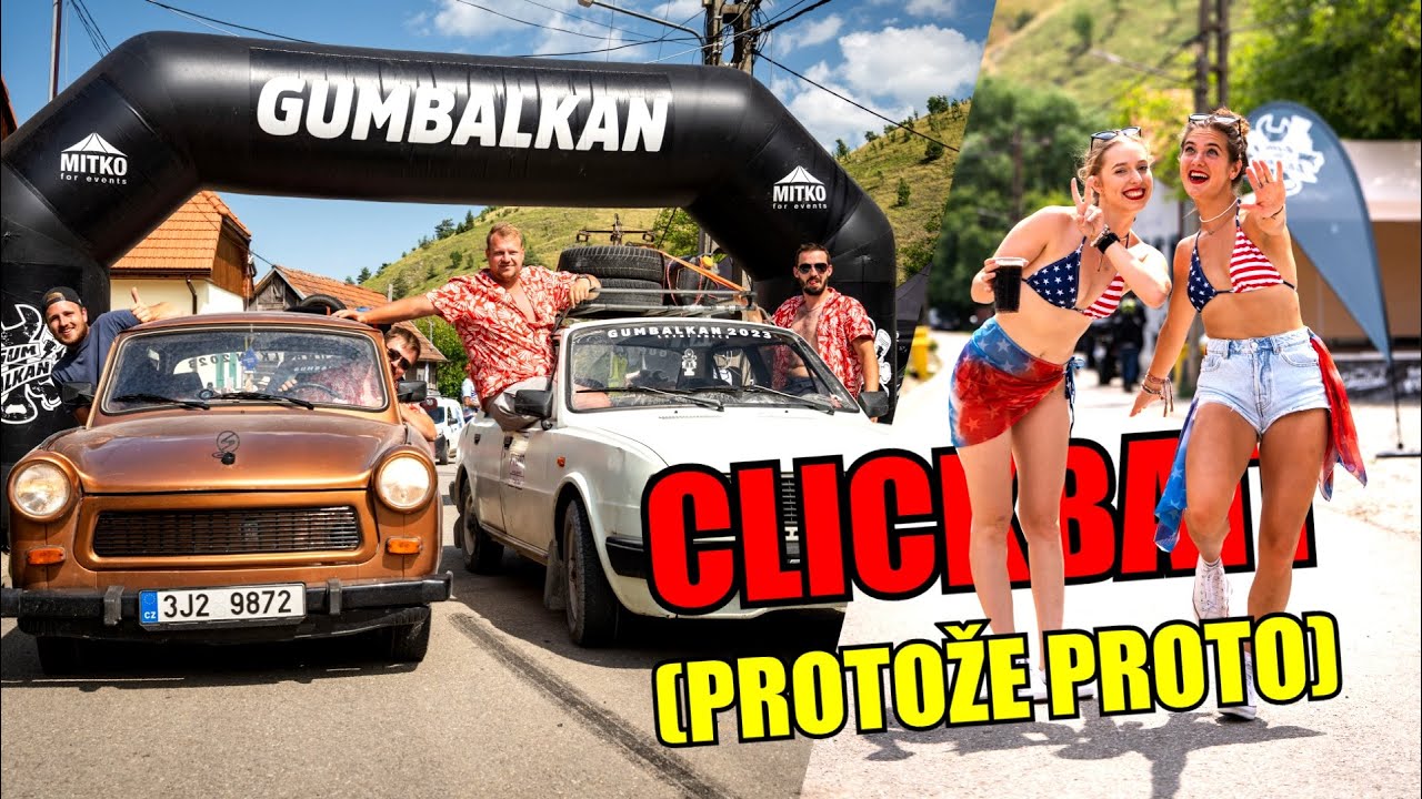 Takhle to SKONČIT nemělo 😥 Co NEBYLO ve filmu TRABANTEM A ŠKODOVKOU NA VLNĚ NOSTALGIE Gumbalkan 2023