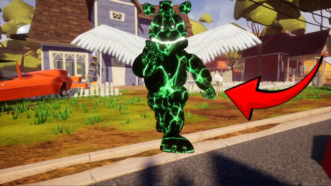 Someone ADDED FLYING FREDBEAR in Hello Neighbor!
