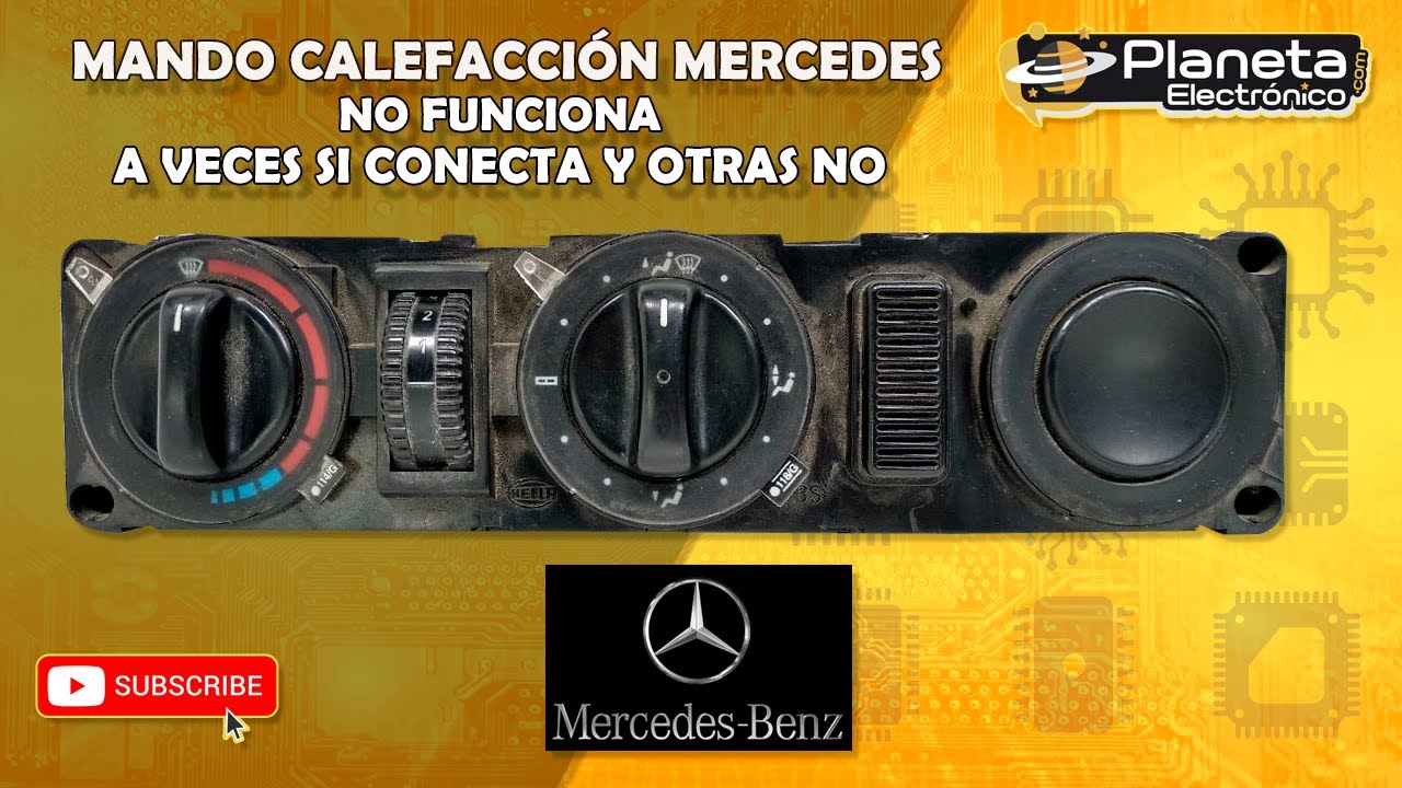 Mando Calefacción Mercedes no funciona. A veces si conecta y otras no