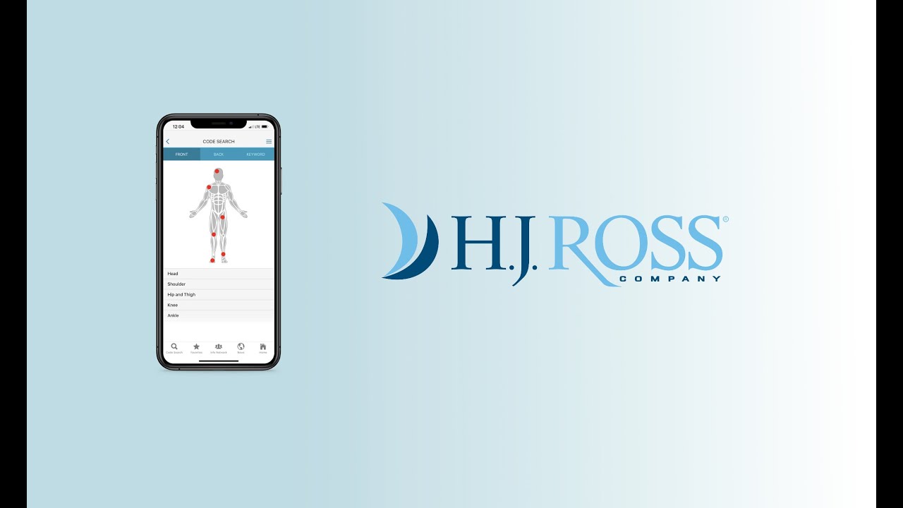 HJ Ross Company Chiropractic Insurance Billing and Coding App