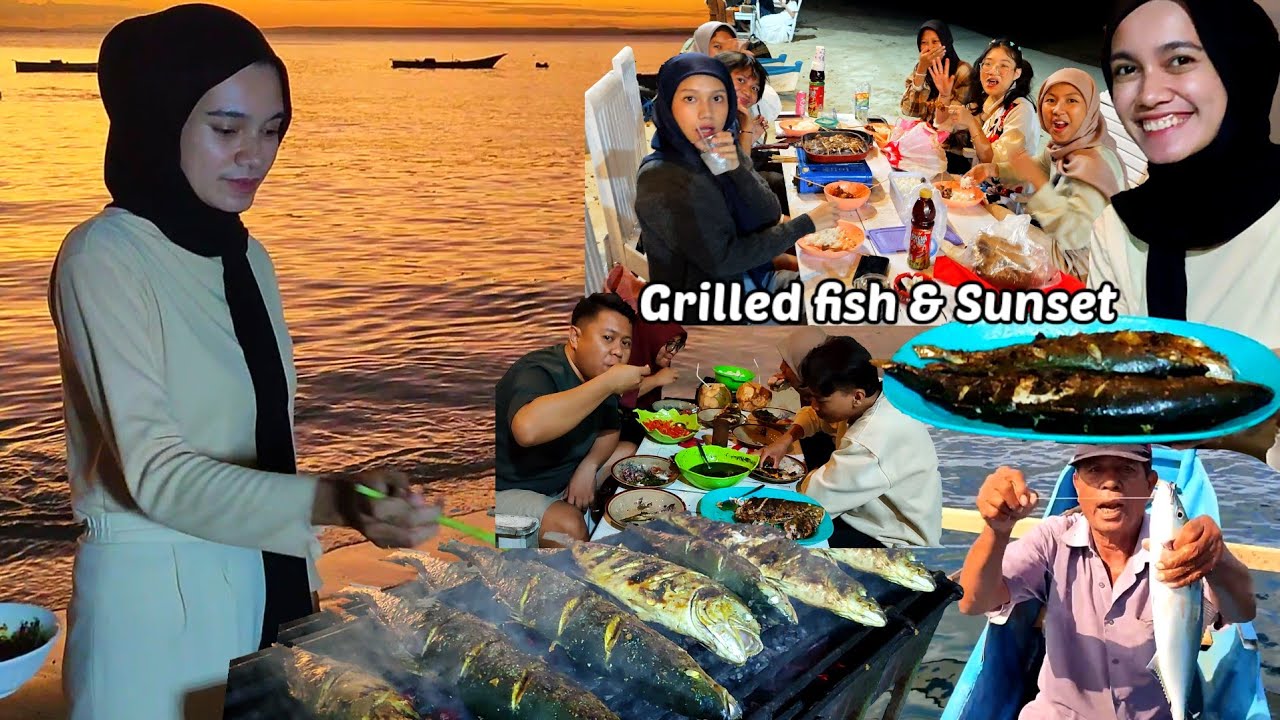 Mancing di Surga ikan || grilled fish & sunset with Subscriber PRODIA