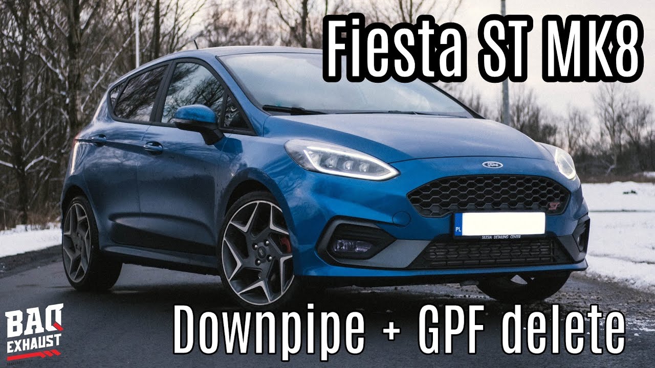 Ford Fiesta ST mk8 1.5 EcoBoost | Downpipe + GPF / OPF delete sound | Baq Exhaust