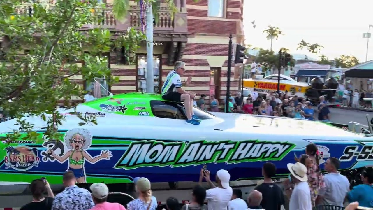 Key West FL Powerboat Races 2024 - Boat Parade