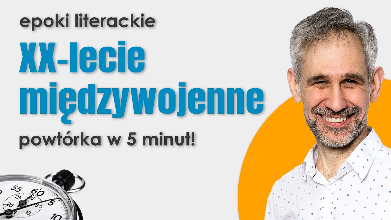 Dwudziestolecie międzywojenne - Epoki literackie w 5 minut - #matura #maturazpolskiego