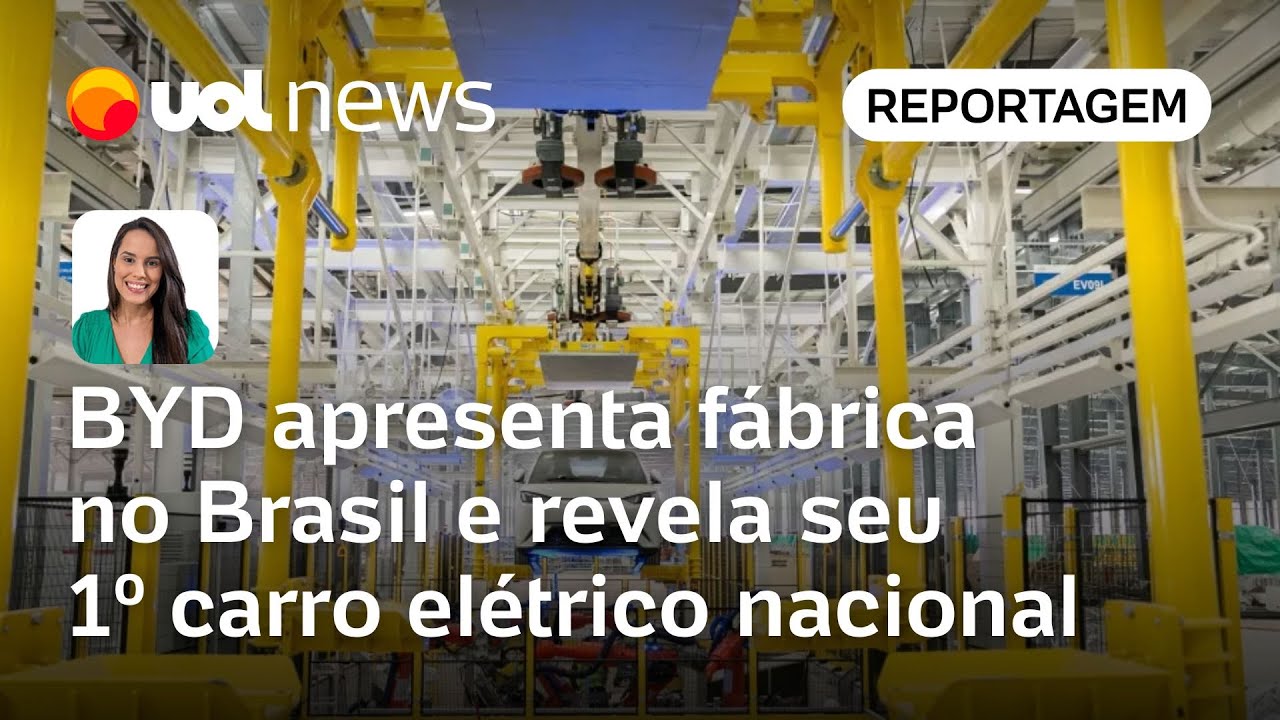 BYD abre nova f&aacute;brica no Brasil e revela seu o 1&ordm; carro el&eacute;trico montado no pa&iacute;s: BYD Dolphin Mini