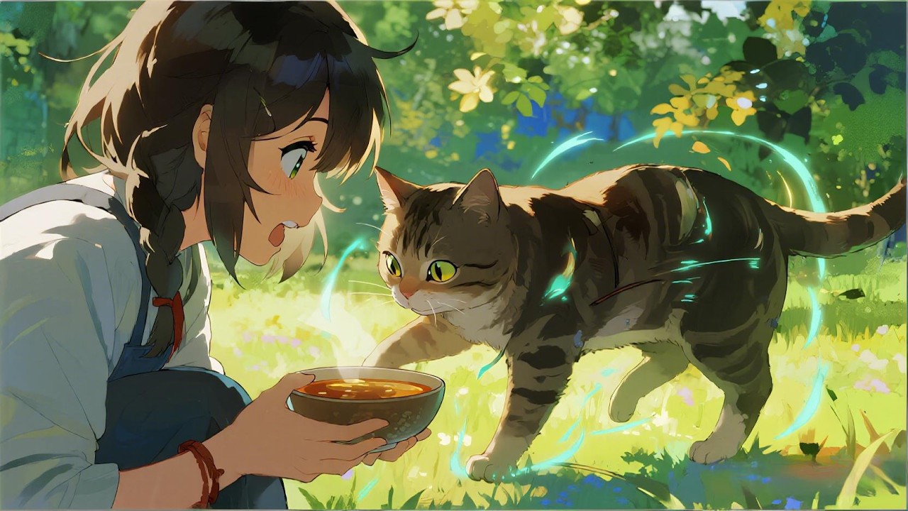 Reborn, I Gave the Daily Chicken Soup to a Stray Cat, But Everyone Panicked When It Grew.