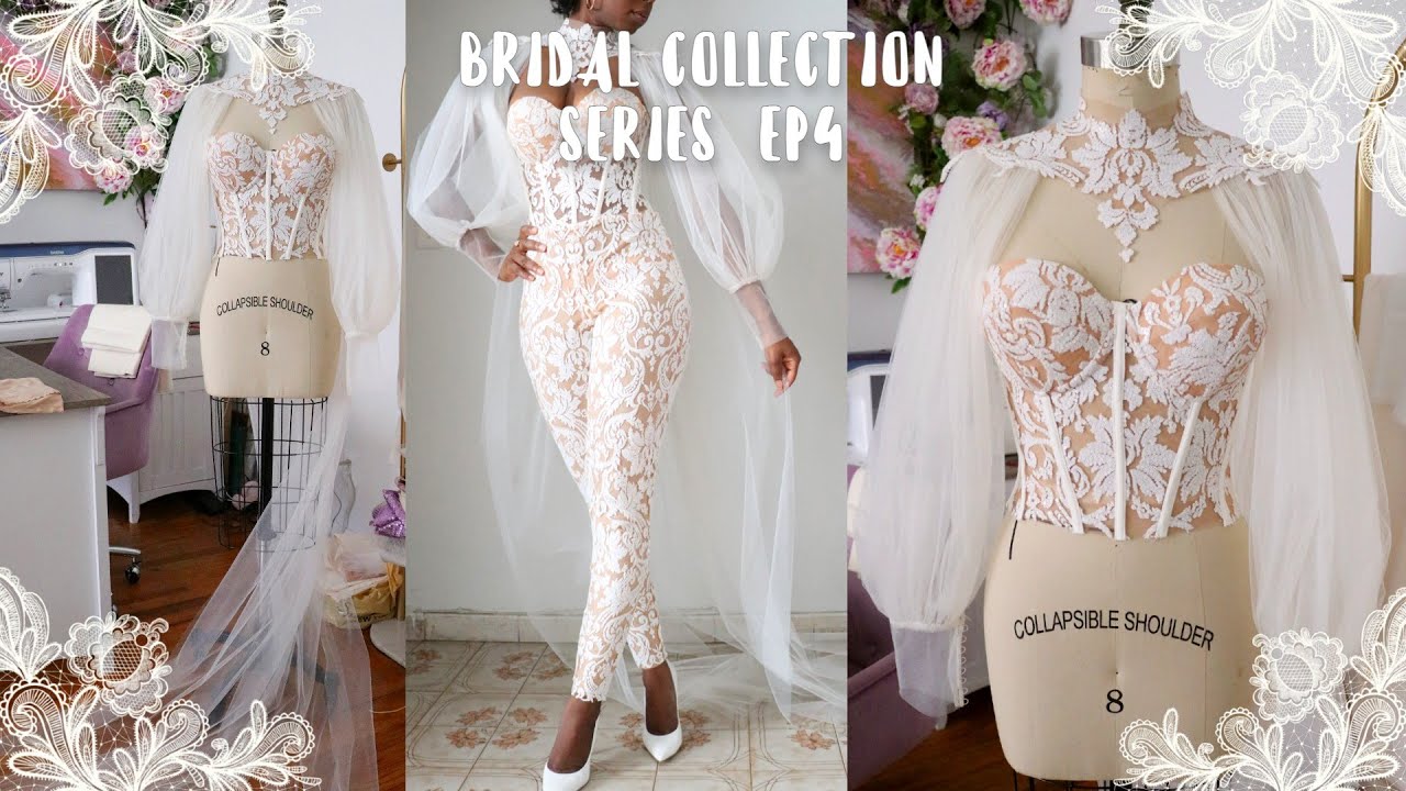 Sewing A Lace Tulle Bridal Cape Bolero Overlay | Bridal Collection Series
