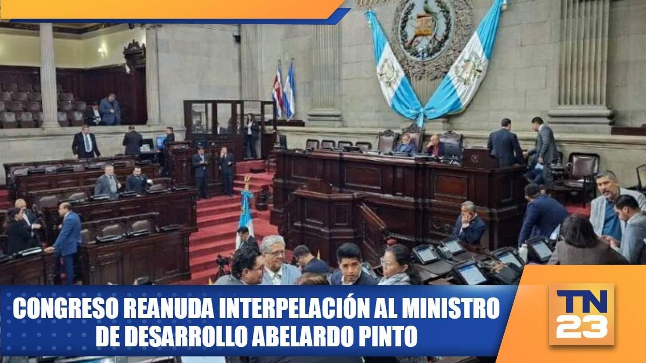 Congreso reanuda interpelación al ministro de Desarrollo Abelardo Pinto