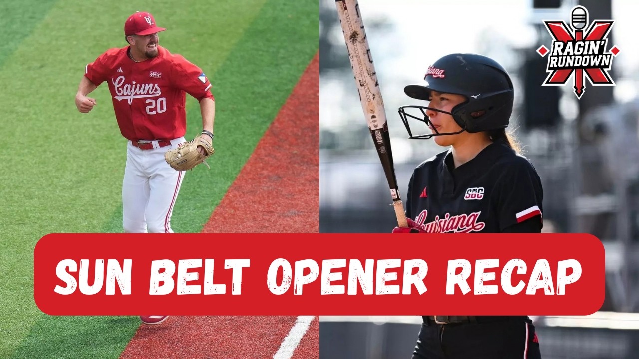 Ragin' Cajuns Sun Belt Opening Series Finish in DIFFERENT Ways