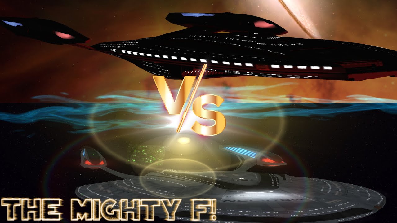 NEW SHIP! - Hexa Inquiry Class VS U.S.S Enterprise F | CRAZY BATTLE! |