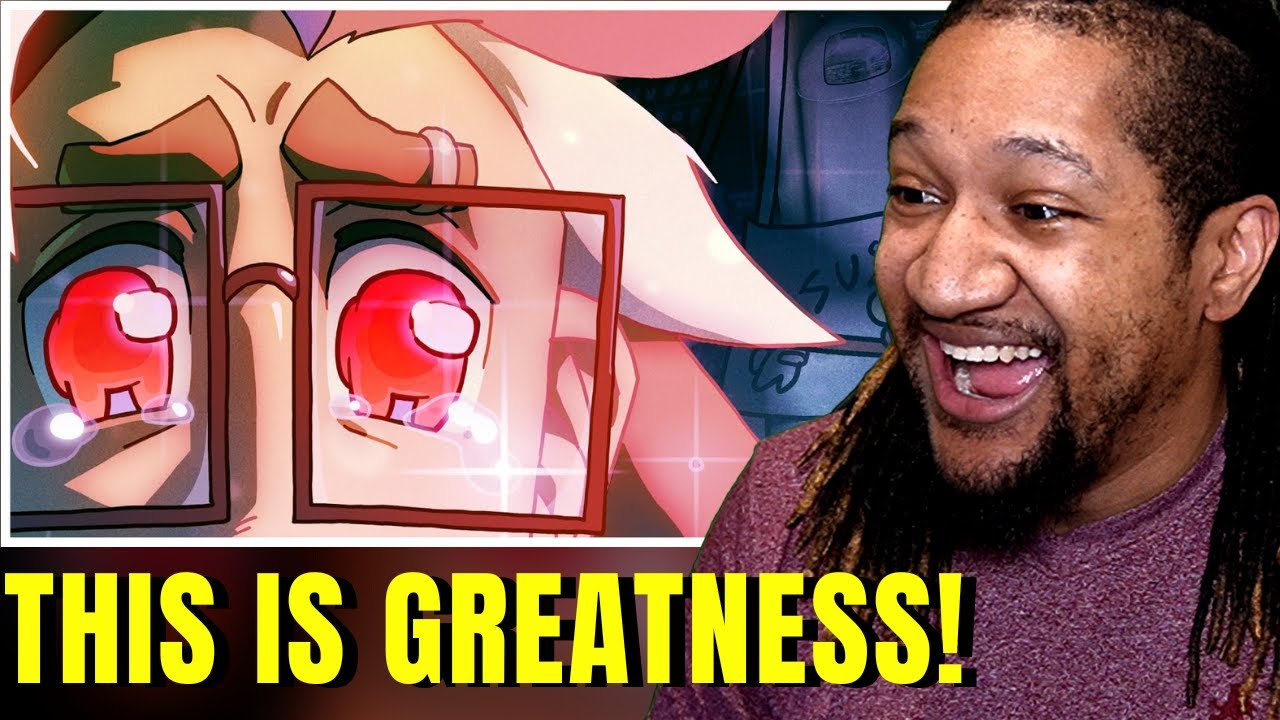 Reaction to A SONGUS AMONGUS (Animation) ■ feat. Black Gryph0n ■ Among Us Meme Song