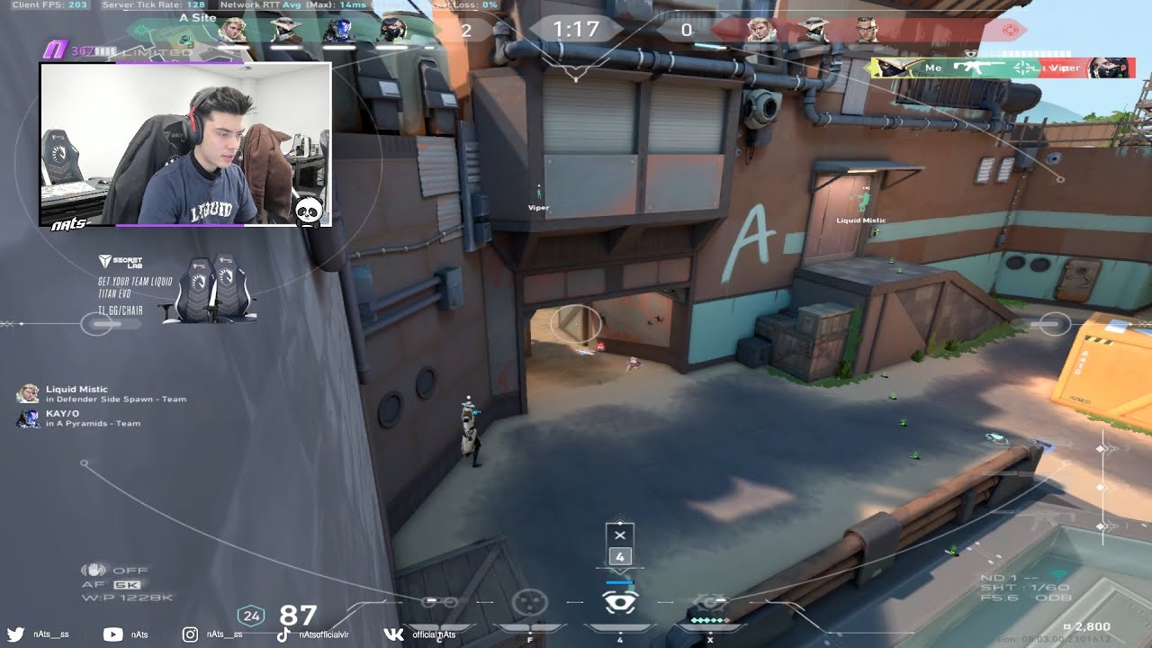 MVP!! LIQUID NATS CYPHER VALORANT RANKED GAMEPLAY
