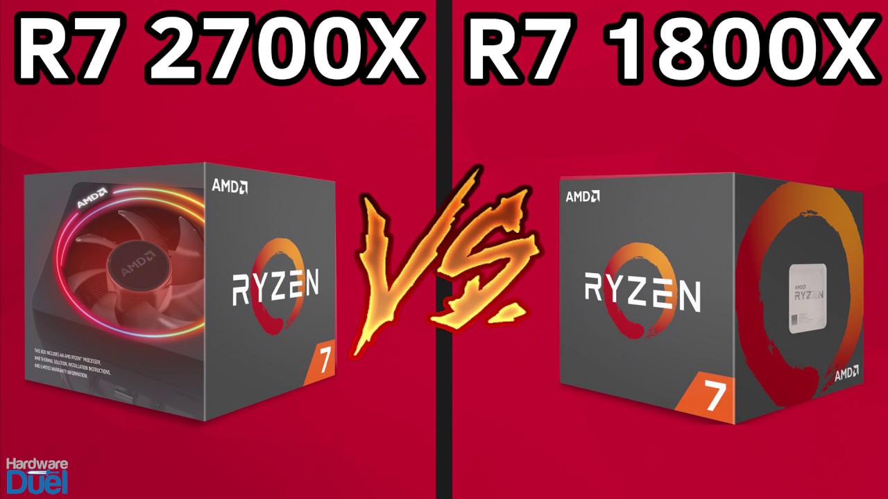 Ryzen 7 2700X vs Ryzen 7 1800X - In-depth Performance Comparison