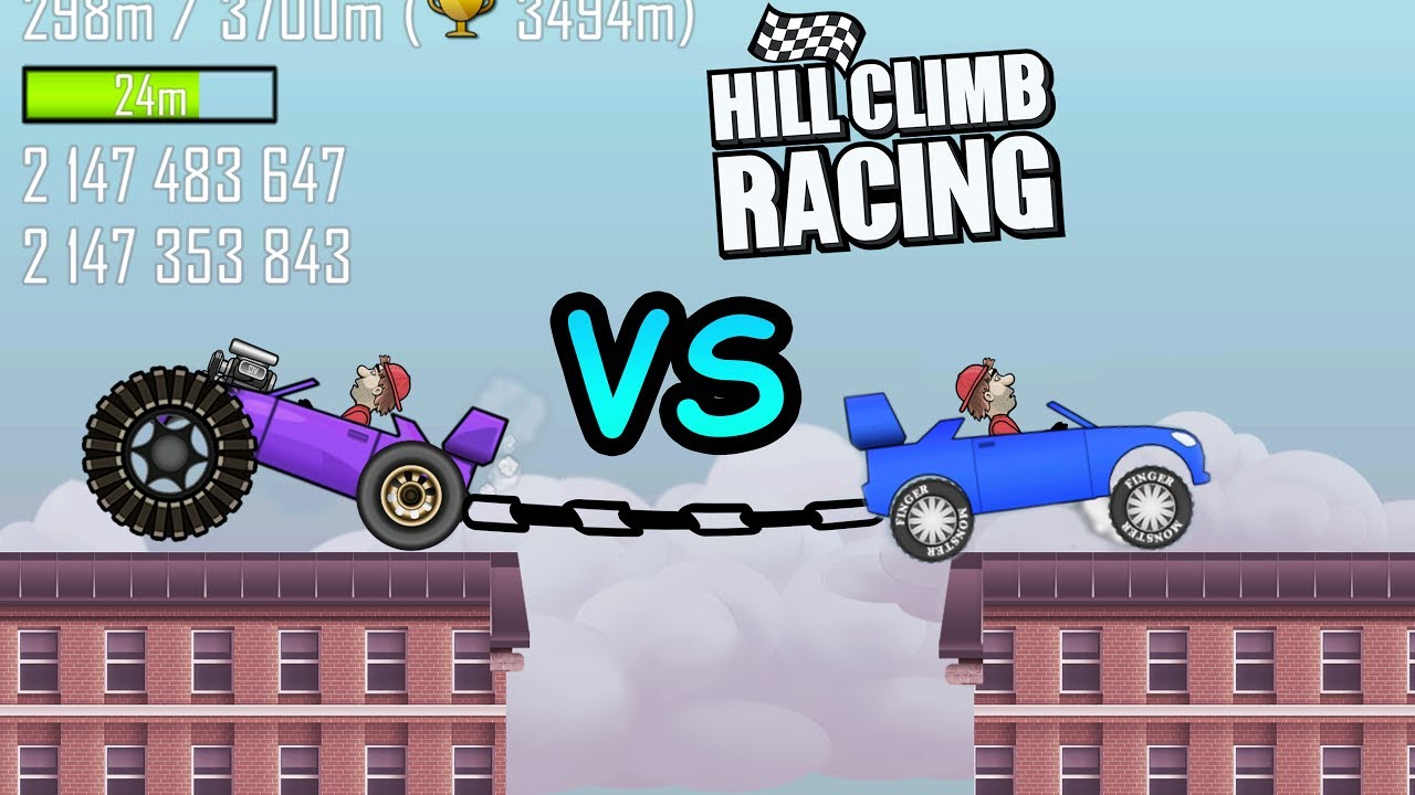 Hill Climb Racing - Rally Car vs Garage Rally Car | GamePlay