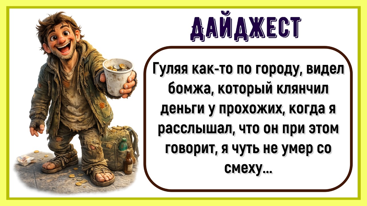 🏠Как Один Бомж Рассмешил Меня! Сборник Лучших Смешных Историй Из Жизни! Дайджест!