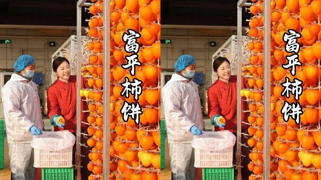 富平柿饼千万不要多吃，因为太甜了，很容易让人感受到……幸福！#没有柿饼的冬天不完整 #星乡村星农人 #富平柿饼 #杨丽很忙 #抖音新农人