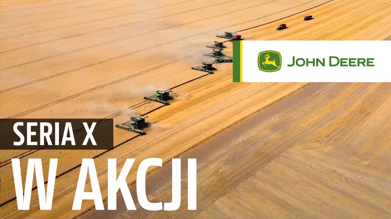 Praca z flotą kombajnów JOHN DEERE serii X