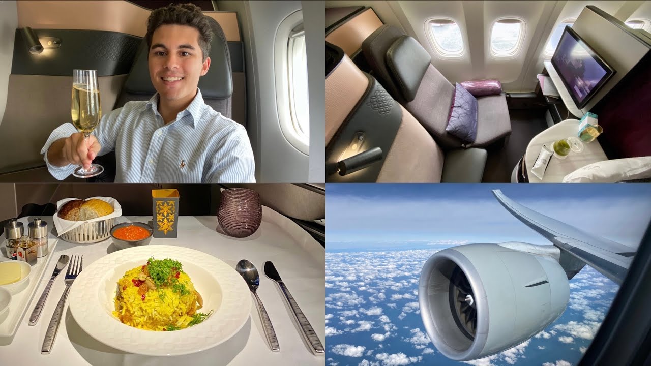 [4K] World's Best Business Class!! Qatar Airways QSuite - QR935 Manila to Doha + QR5 Doha to London
