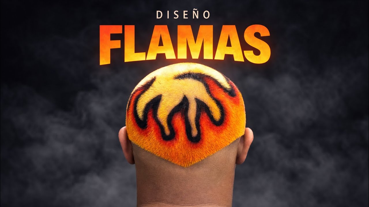 Cómo hacer BUZZCUT con FLAMAS/tutorial completo🔥