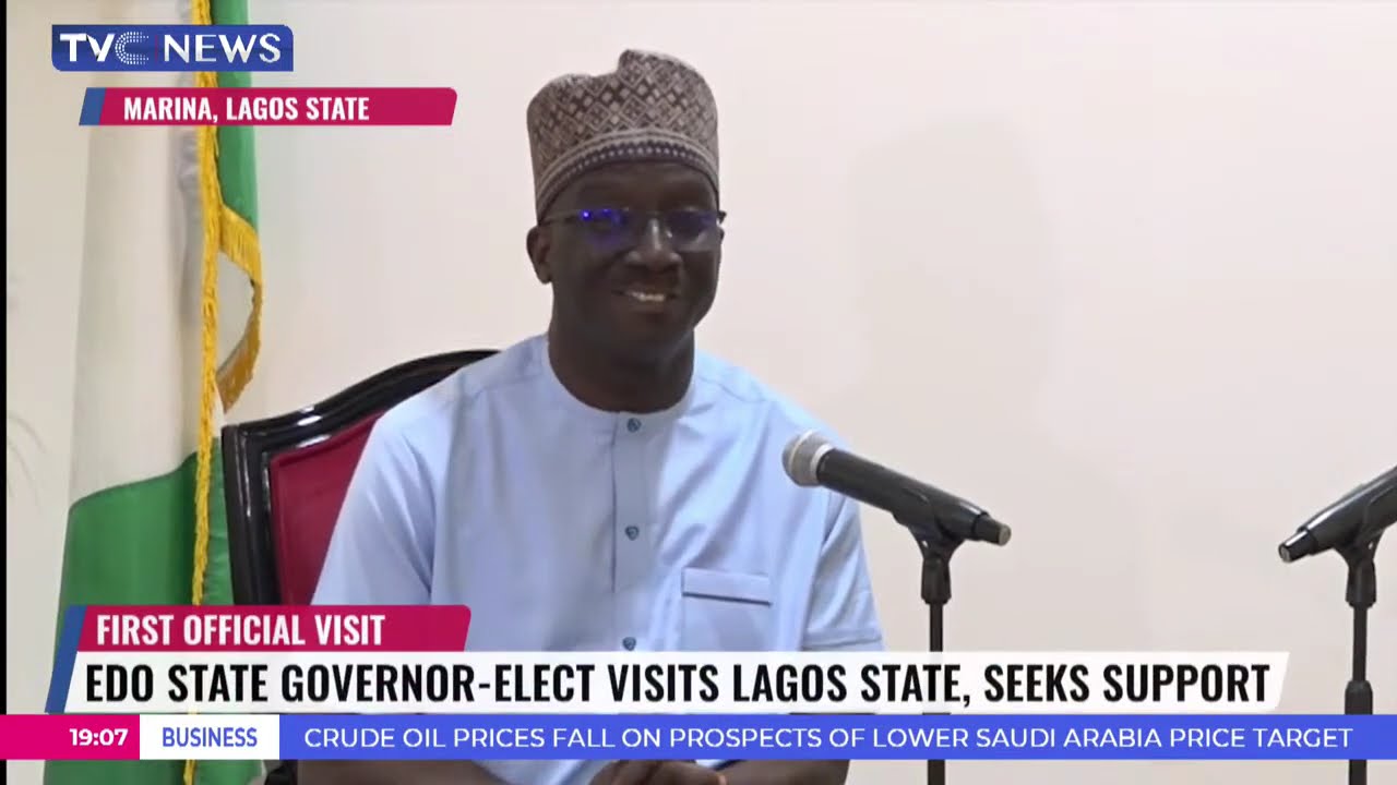 Edo State Governor - Elect Visits Lagos State, Seeks Support