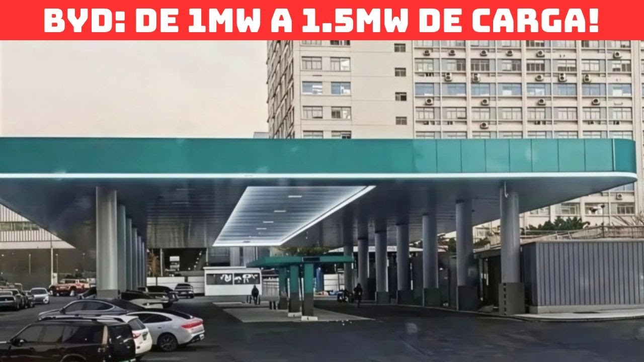 BYD PASA DE 1.000KW DE CARGA A 1.500KW!