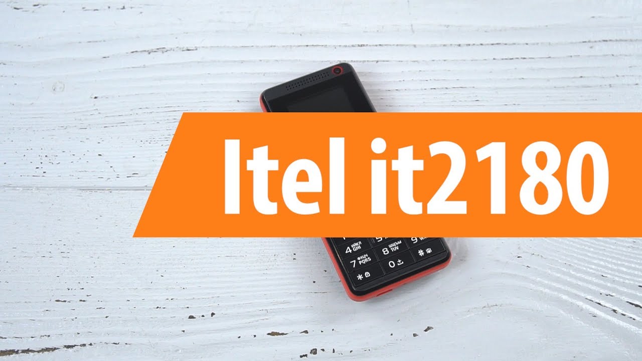 Распаковка сотового телефона Itel it2180/ Unboxing Itel it2180