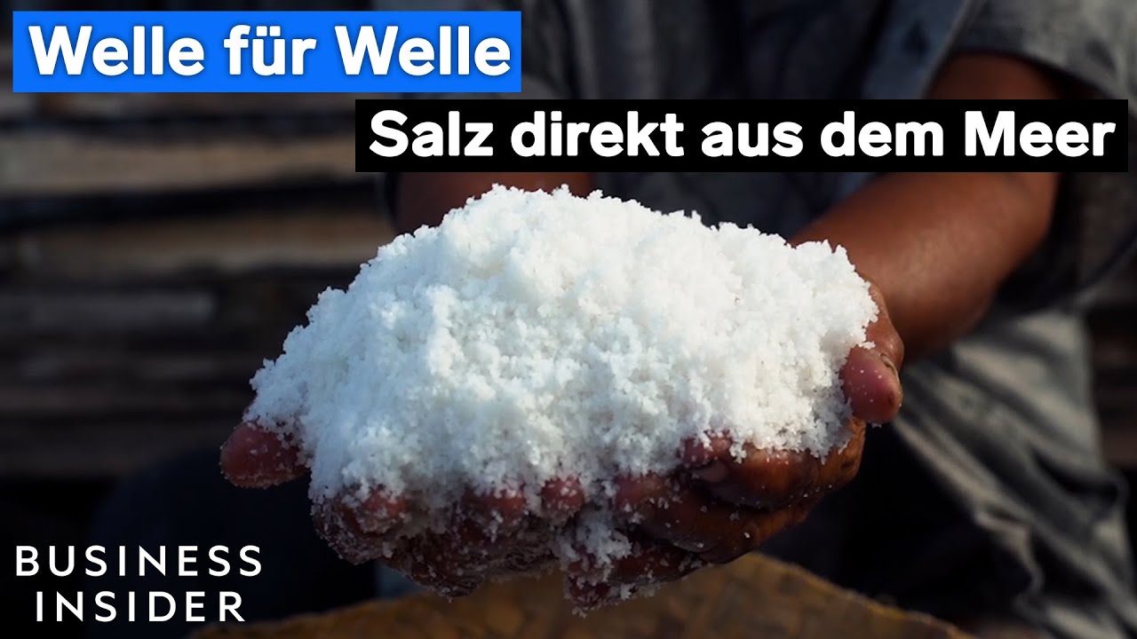 Wie eines der seltensten Salze der Welt direkt aus dem Meer gewonnen wird