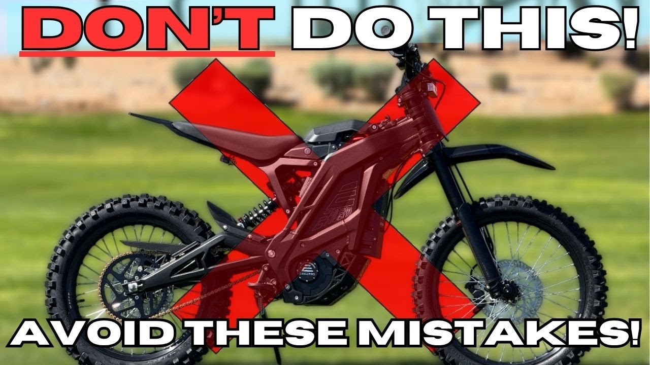 5 MISTAKES NEW Surron & E-moto Owners Make! (And How to Avoid!)