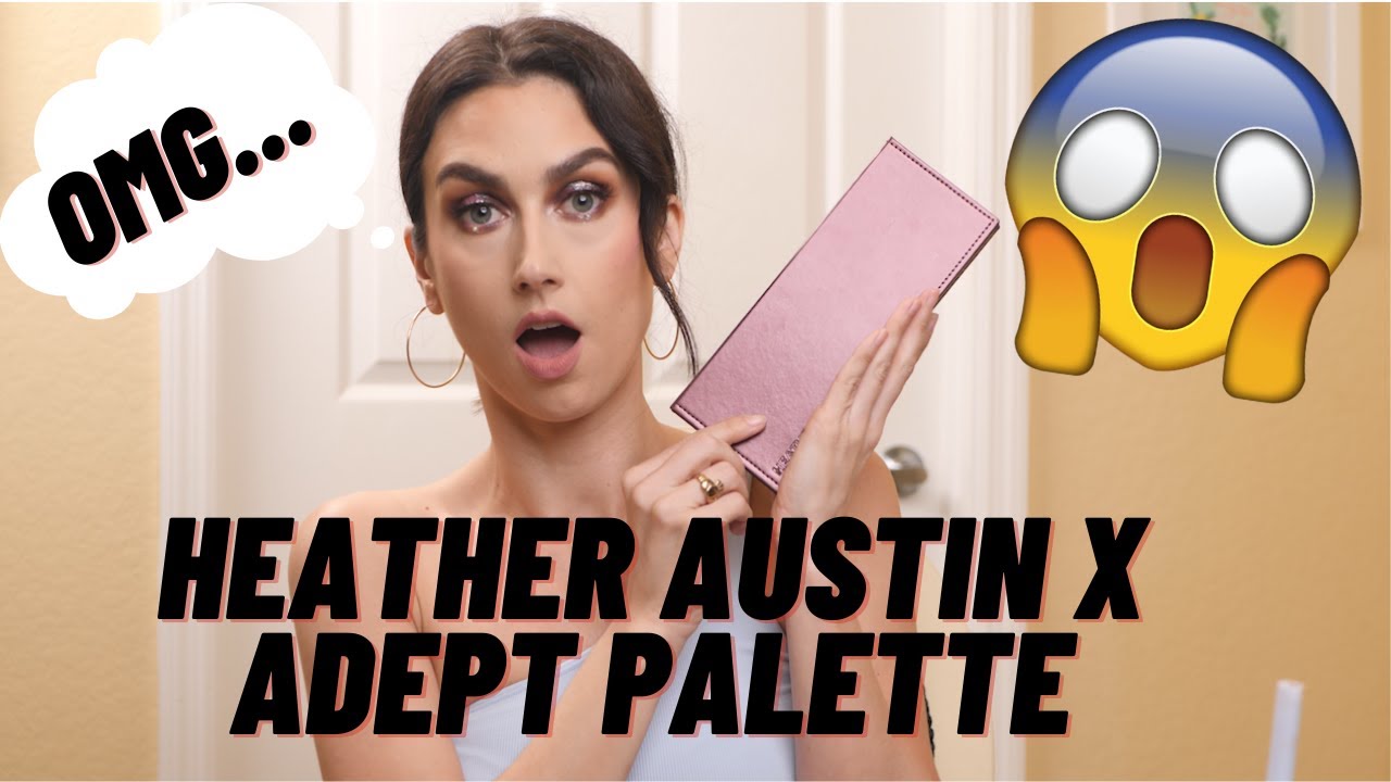 2 LOOKS 1 PALETTE // HEATHER AUSTIN X ADEPT COSMETICS PALETTE! Theeeeese SHIMMERS!!!