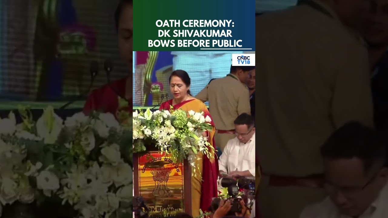DK Shivakumar Bows To People Before Taking Oath As Karnataka CM | Emotional Moment | N18S