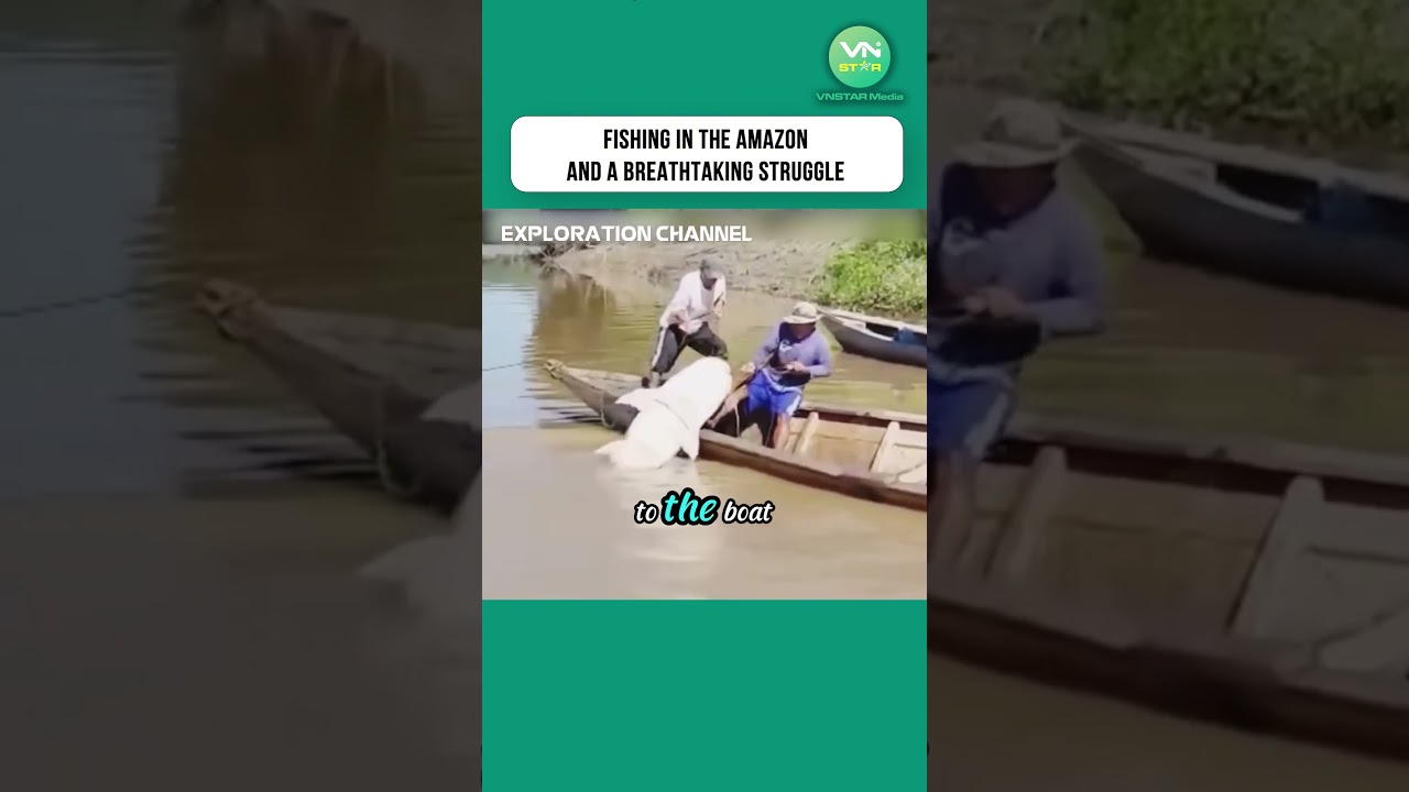 Fishing in the Amazon and a Breathtaking Struggle #shorts #fishing