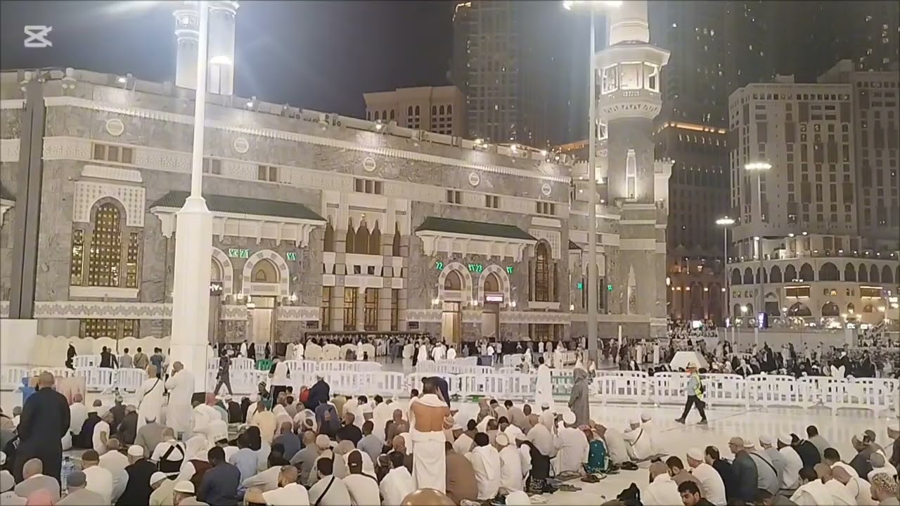 أذان الفجر مكة المكرمة الجمعة من ساحات الحرم المكي | أذان مؤثر من المسجد الحرام 🕋 