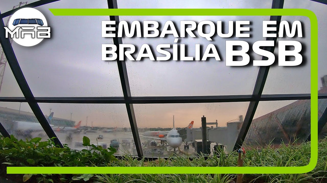 Embarque no aeroporto de Brasília BSB