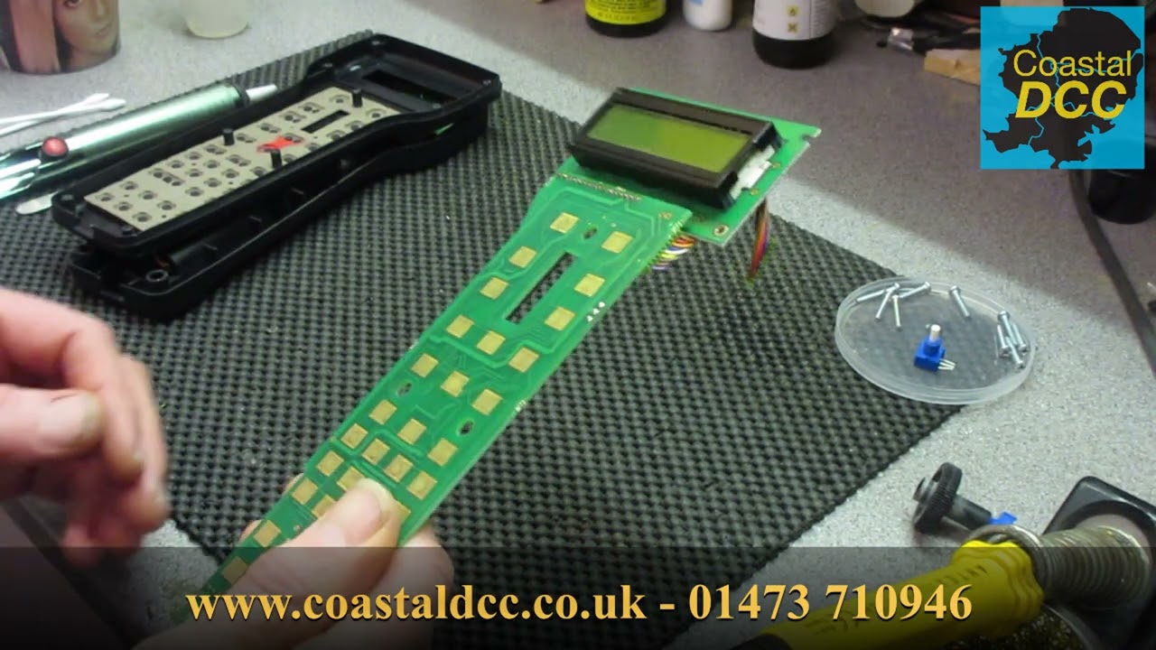 NCE Handset - Replacing Thumb Wheel Encoder