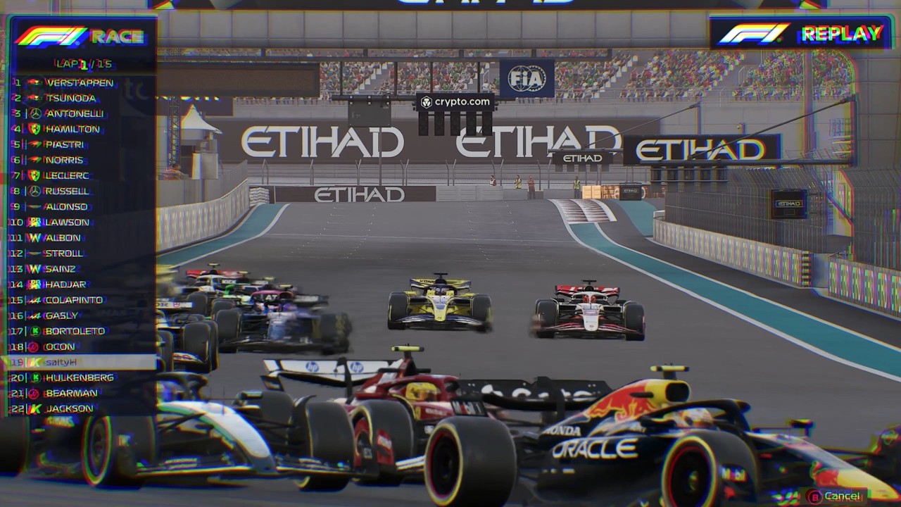 Konnersport Champ. Abu Dhabi GP. Gameplay + Replay