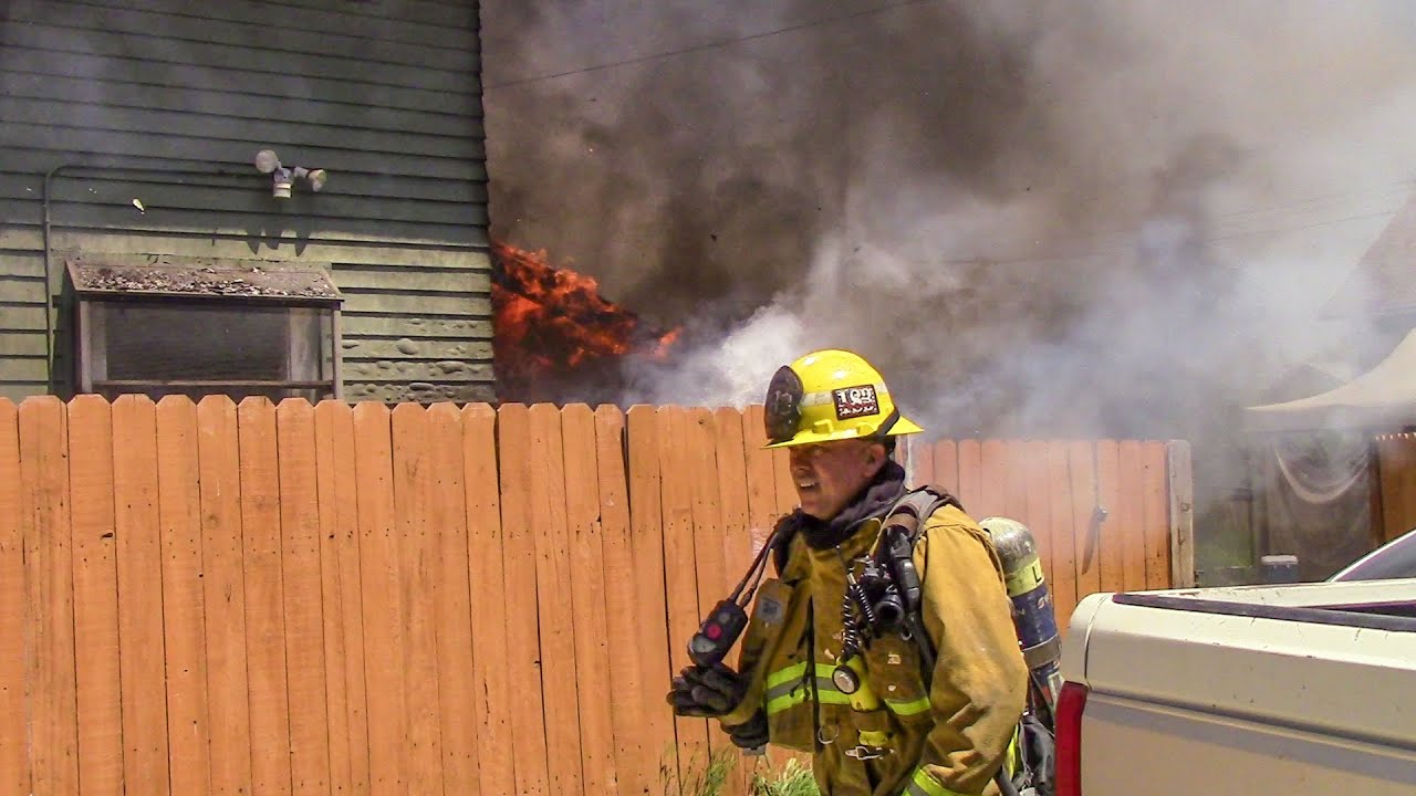 LACo.FD House Fire: Station 183 (Pomona)
