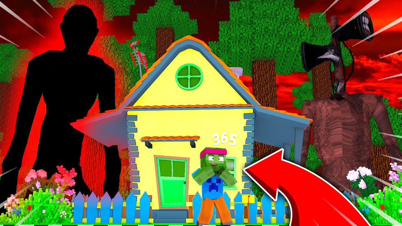 SIREN HEAD ET BREAKING NEWS ATTAQUENT MA MAISON MINECRAFT ! 💥 ILS SE SONT ALLIÉS ! 😨